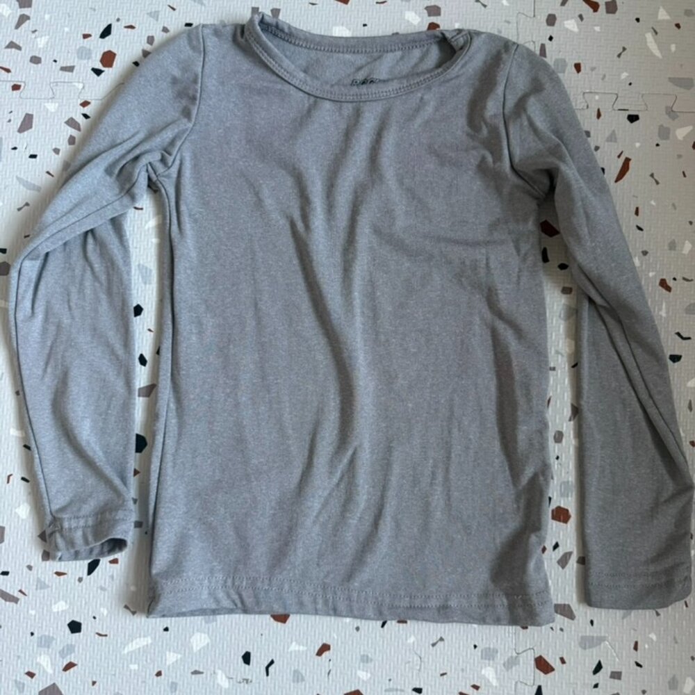 Grey Activewear Long Sleeve Shirt